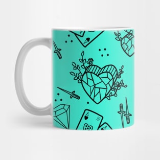 Diamond Heart Mug